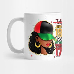 black history month Juneteenth 1865 Mug